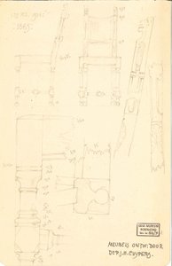A bútorokat tervezte dr. P.J.H. Cuypers